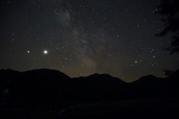 Starry night over Marcy Dam