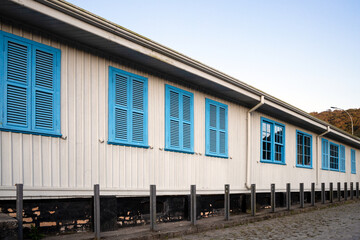 English typical architecture in Paranapiacaba - Brazil.