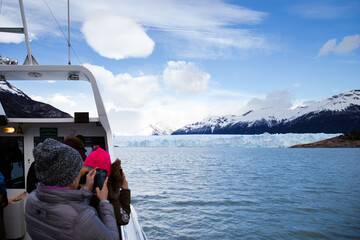 Perito Moreno Glaciar in Argentina.