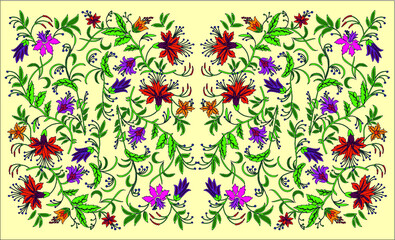 Hungarian beautiful folk art, floral decoration
beautiful flower illustration
