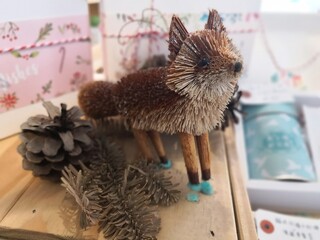 fox handcraft decoration