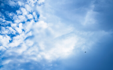 飛行機のシルエット