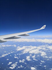 view from airplane window