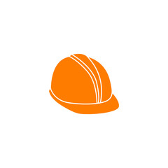 Construction safety helmet solid isometric 3d style. Hard Hat for engineer technician worker in industrial manufacture, architecture, contractor. Vector illustration Design on white background EPS 10