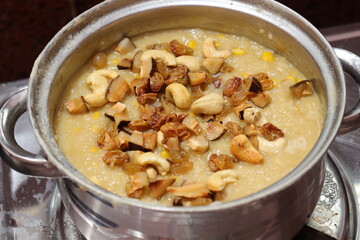 A traditional and popular sweet made on the festival day of Pongal or Sankranti