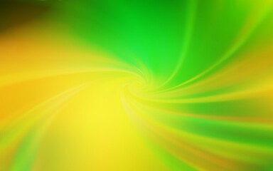 Light Green, Yellow vector abstract bright texture. New colored illustration in blur style with gradient. New style design for your brand book.