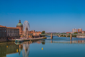 The Pont Neuf, French for "New Bridge"  is a 16th-century bridge in Toulouse, in the South of France on the Garonne River.