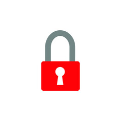 Lock icon vector design illustration