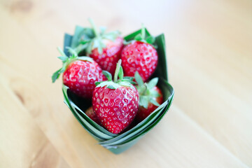 Strawberries in Krathong