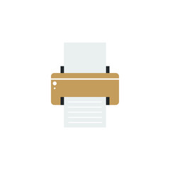 Printer icon vector design illustration