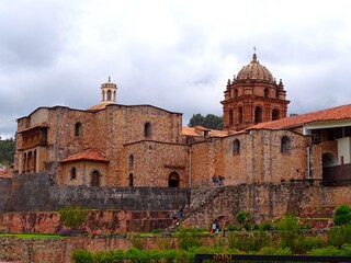 South America, Peru, city of Cuzco, Temple of the Sun or Qurikancha