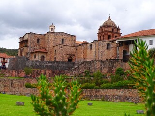 Fototapeta na wymiar South America, Peru, Cuzco, Temple of the Sun or Qurikancha