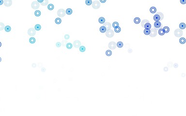 Light Blue, Yellow vector backdrop with dots.