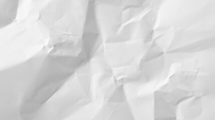 Crumpled paper texture background.Crumpled paper ball isolated on white with clipping path.abstract background of crumpled white paper