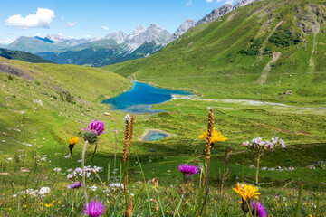 Arosa switzerland Schwelli lake