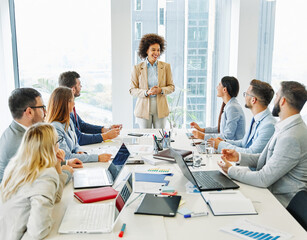 young business people meeting office  team colleague