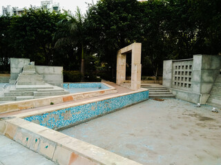 A picture of empty swimming pool