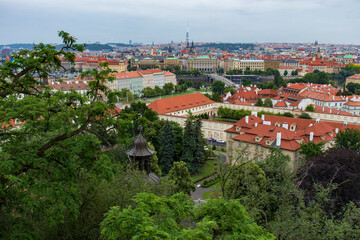 Fototapeta na wymiar View of Prague capital city of Czech Republic