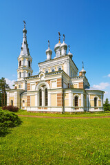 Fototapeta na wymiar The Orthodox Church of Alexander Nevsky