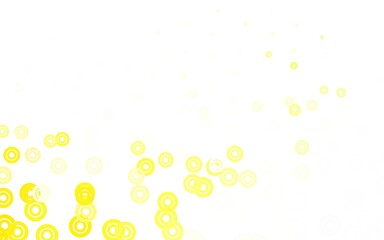 Light Yellow vector backdrop with dots.