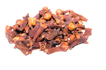 A picture of cloves with white background