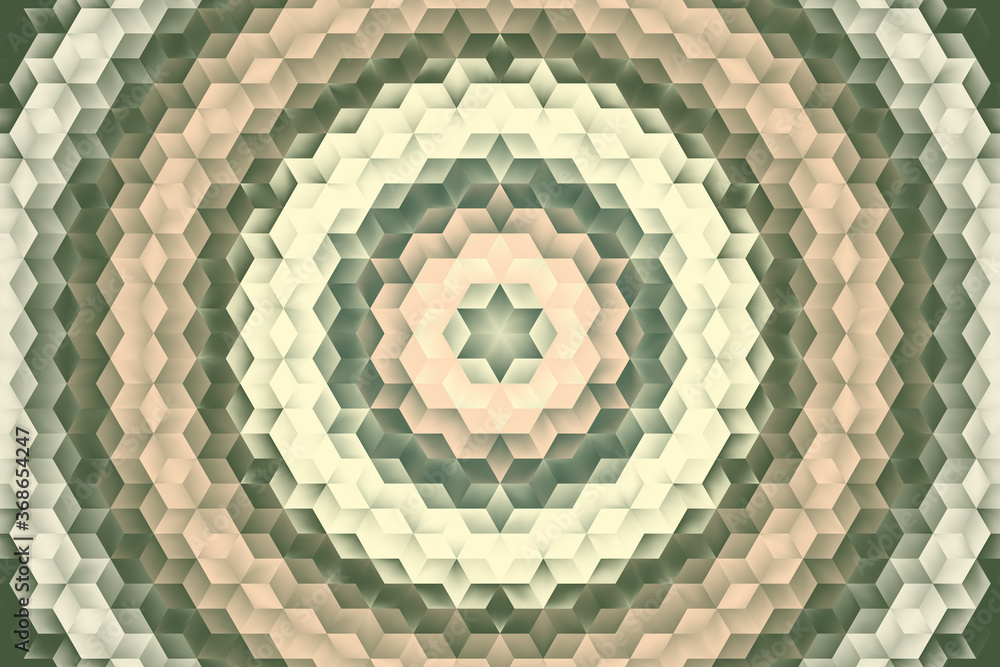 Aufkleber geometric mosaic of rectangle blurred elements. abstract modern background for any project. concept 