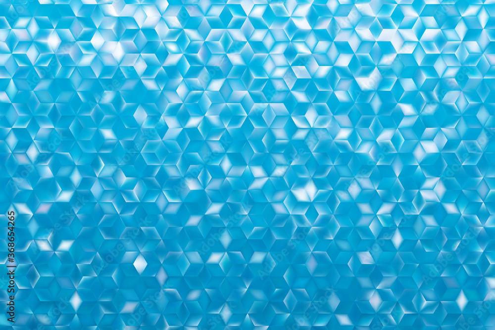 Aufkleber geometric mosaic of rectangle blurred elements. abstract modern background for any project. concept 