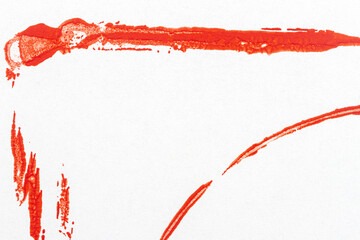 Red lined abstract acrylic background