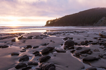 Sunset form hunters Cove