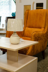 lamp on the table 