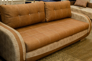 sofa and pillows