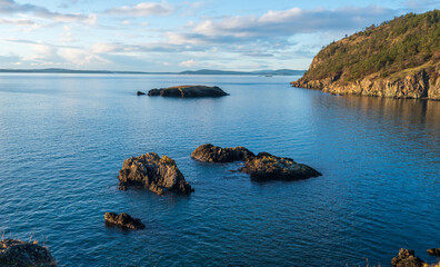 view of the coast of the sea