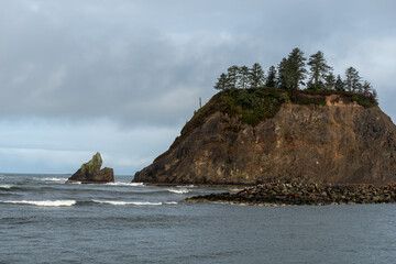 rocks and sea