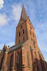 Fototapeta na wymiar St. Petri, or Saint Peter church in Hamburg, Germany