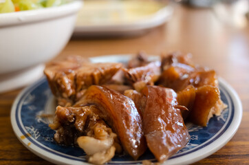 pork with soy sauce