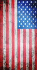 Grunge USA flag background
