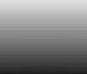 Black and white horizontal lines background. vector