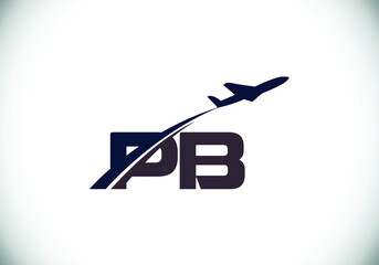 P B Initial Letter Logo design, Graphic Alphabet Symbol for Corporate Business Identity