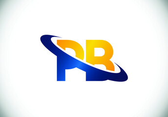 P B Initial Letter Logo design, Graphic Alphabet Symbol for Corporate Business Identity