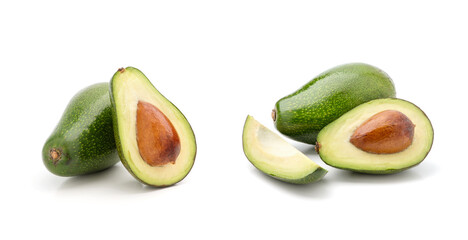 Avocado isolated on white background