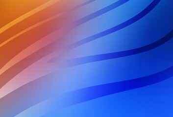 Light Blue, Red vector background with lines.