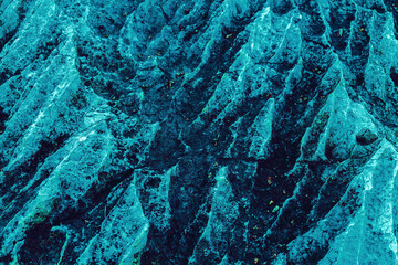 Blue natural stone surface texture or grunge rock texture abstract for background.