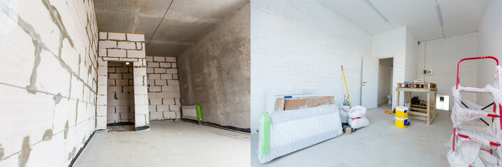 Apartment repair wall repair renovation house renovation home remodeling real estate repair