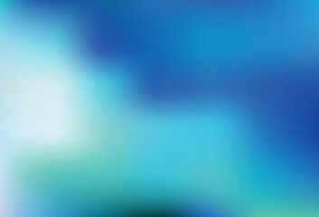 Light BLUE vector blurred bright template.