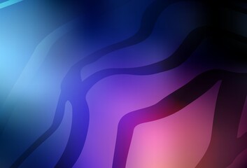 Dark Blue, Red vector blurred bright pattern.