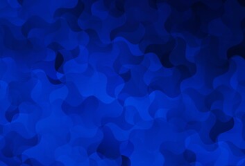 Dark BLUE vector low poly texture.