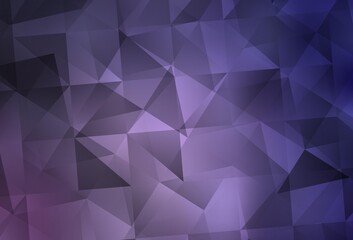 Fototapeta premium Light Purple vector abstract mosaic backdrop.
