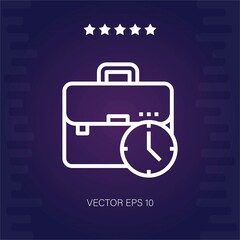 briefcase vector icon