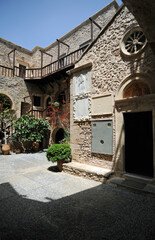 Fototapeta na wymiar Église du monastère de Moni Toplou près de Sitia en Crète