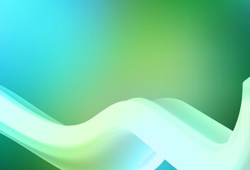 Light Blue, Green vector blurred bright template.